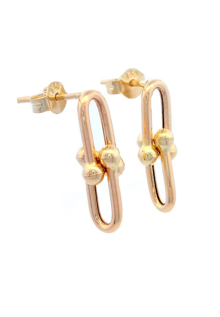 Gold Ladies Earrings (GE-15373)