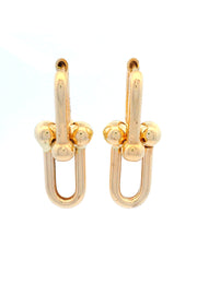 Gold Ladies Earrings (GE-15376)