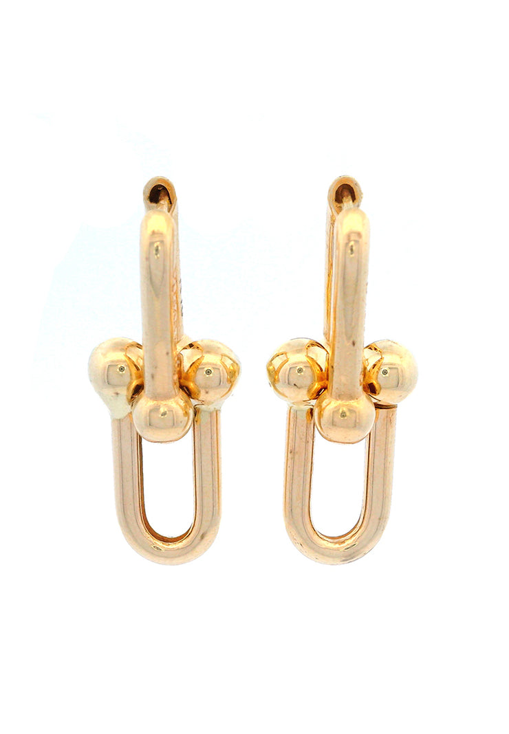 Gold Ladies Earrings (GE-15382)