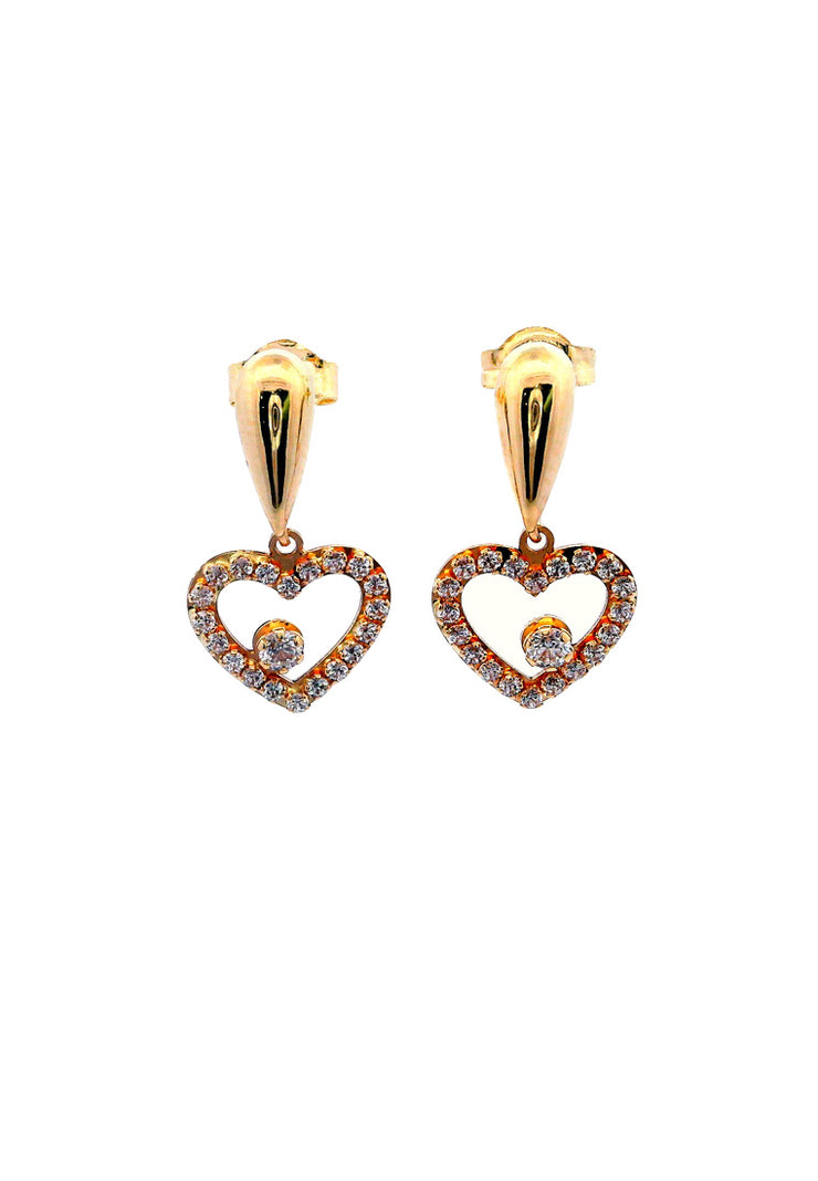 Gold Ladies Earrings (GE-15408)