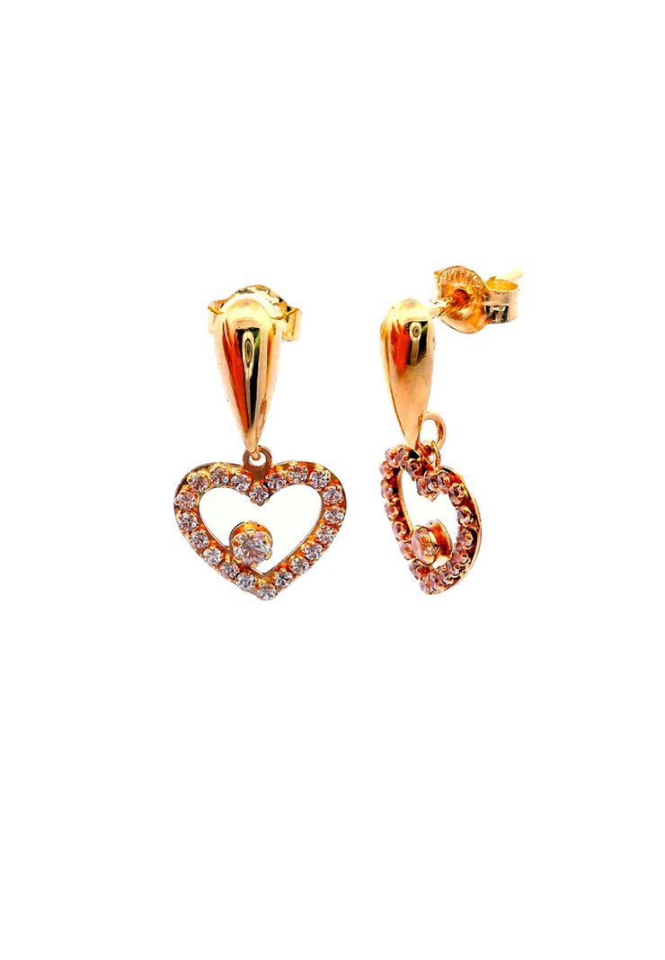 Gold Ladies Earrings (GE-15408)