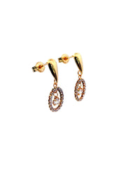 Gold Ladies Earrings (GE-15409)