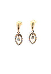 Gold Ladies Earrings (GE-15412)