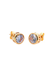 Gold Ladies Earrings (GE-15415)