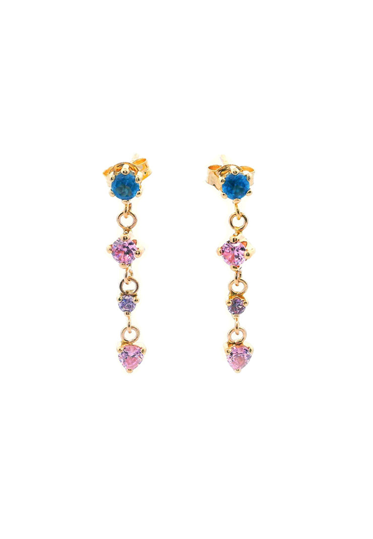 Gold Ladies Earrings (GE-15432)