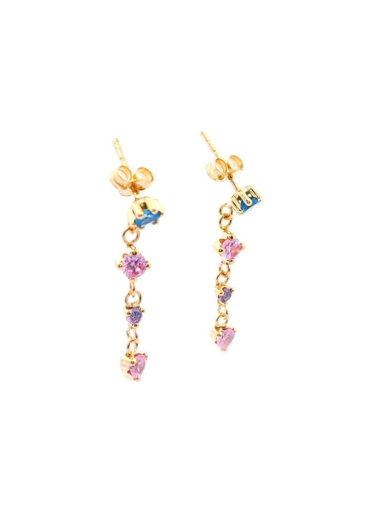 Gold Ladies Earrings (GE-15432)