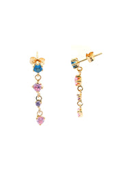 Gold Ladies Earrings (GE-15432)