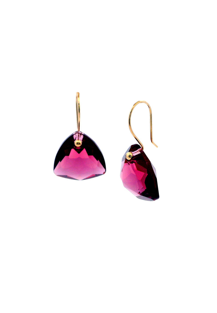 Gold Ladies Earrings (GE-15436)