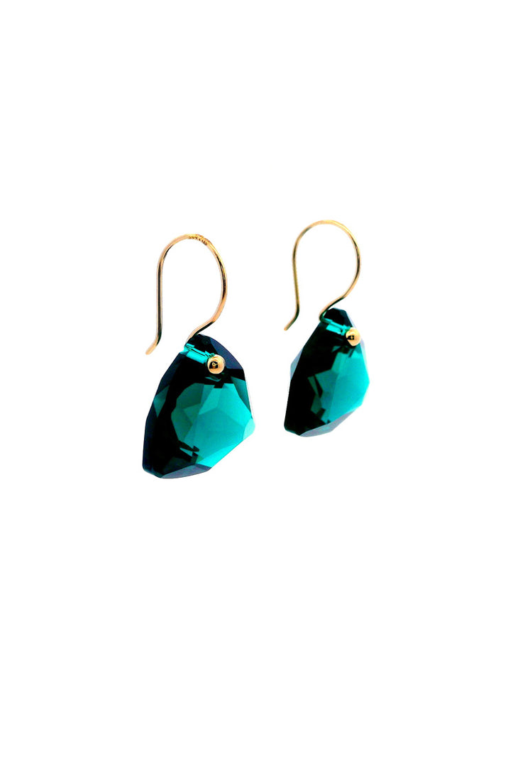 Gold Ladies Earrings (GE-15438)