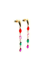 Gold Ladies Earrings (GE-15443)