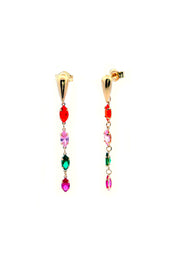 Gold Ladies Earrings (GE-15443)