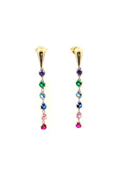 Gold Ladies Earrings (GE-15444)