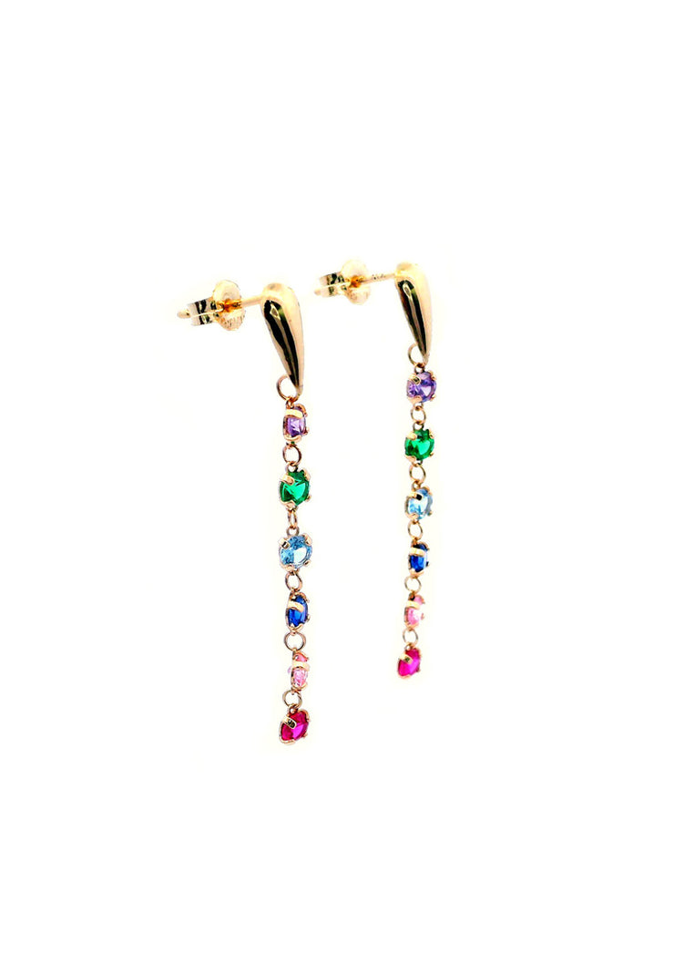 Gold Ladies Earrings (GE-15444)