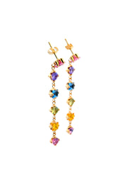 Gold Ladies Earrings (GE-15446)