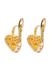 Gold Ladies Earrings (GE-15468)