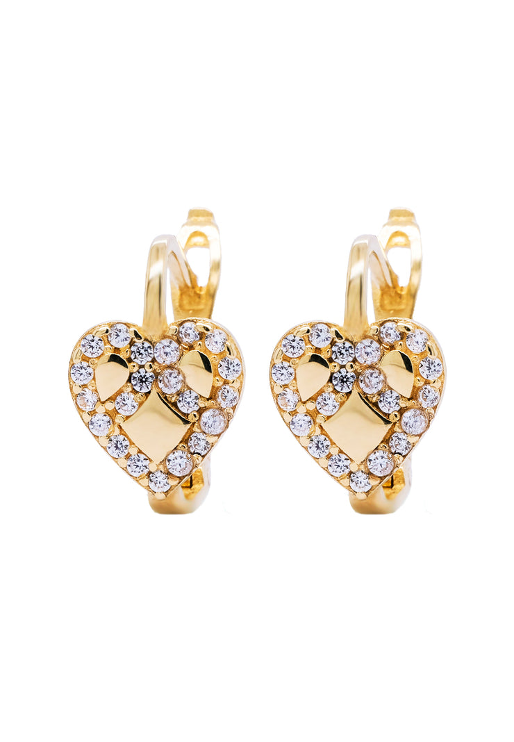 Gold Ladies Earrings (GE-15468)