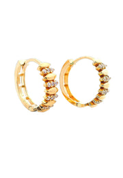 Gold Ladies Earrings  (GE-15496)