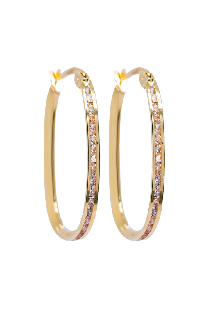 Gold Ladies Earrings (GE-15507)