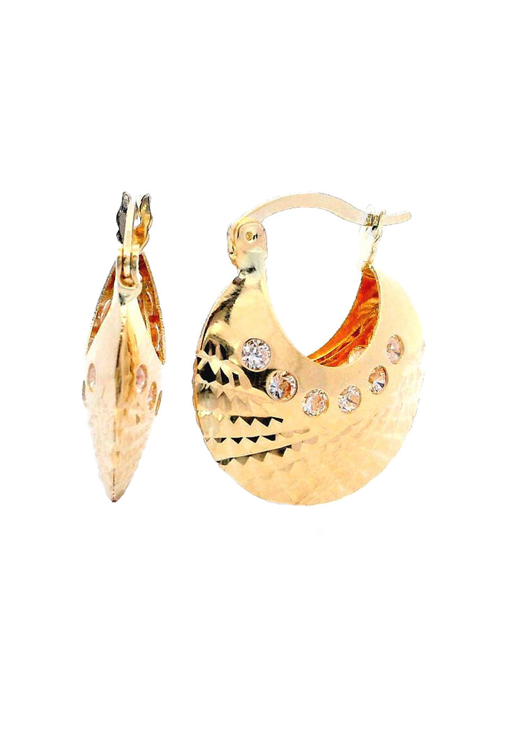 Gold Ladies Earrings  (GE-15523)