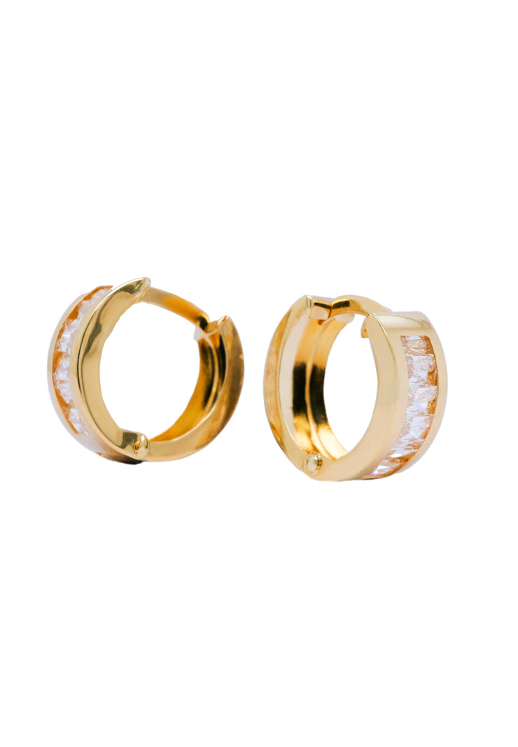 Gold Ladies Earrings (GE-15543)