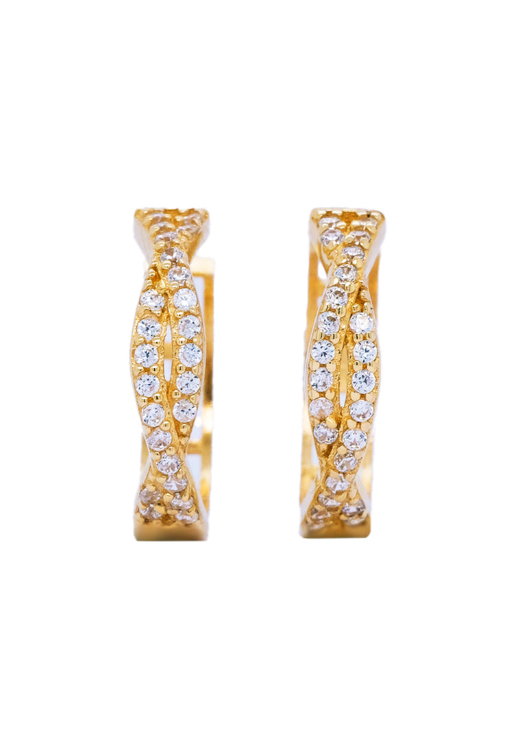 Gold Ladies Earrings (GE-15564)