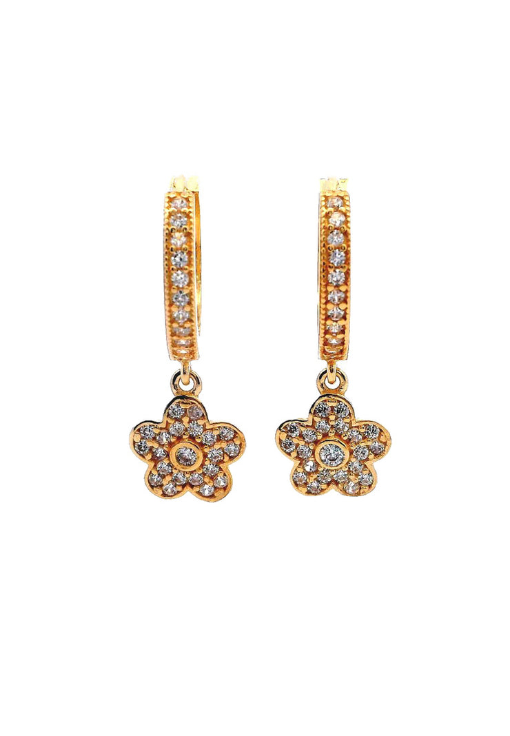 Gold Ladies Earrings  (GE-15568)