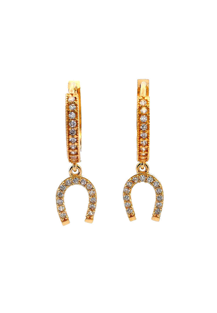 Gold Ladies Earrings  (GE-15569)