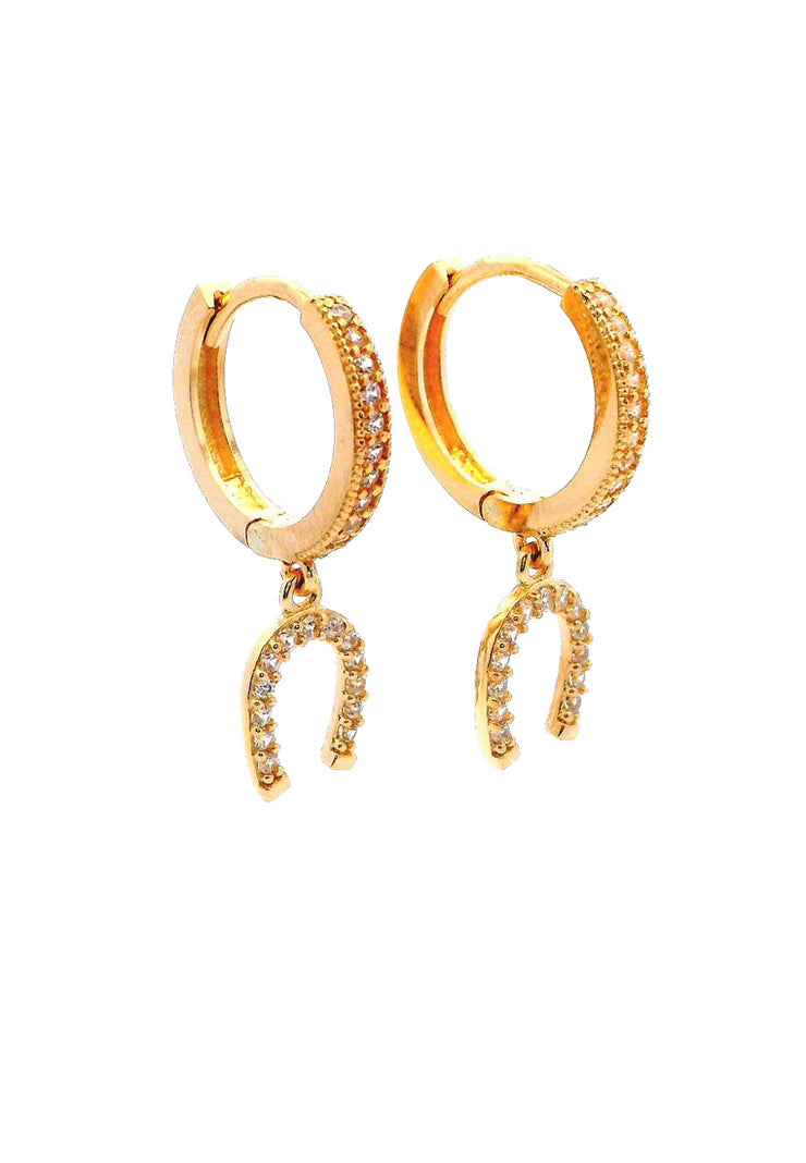 Gold Ladies Earrings  (GE-15569)