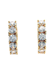 Gold Ladies Earrings (GE-15576)
