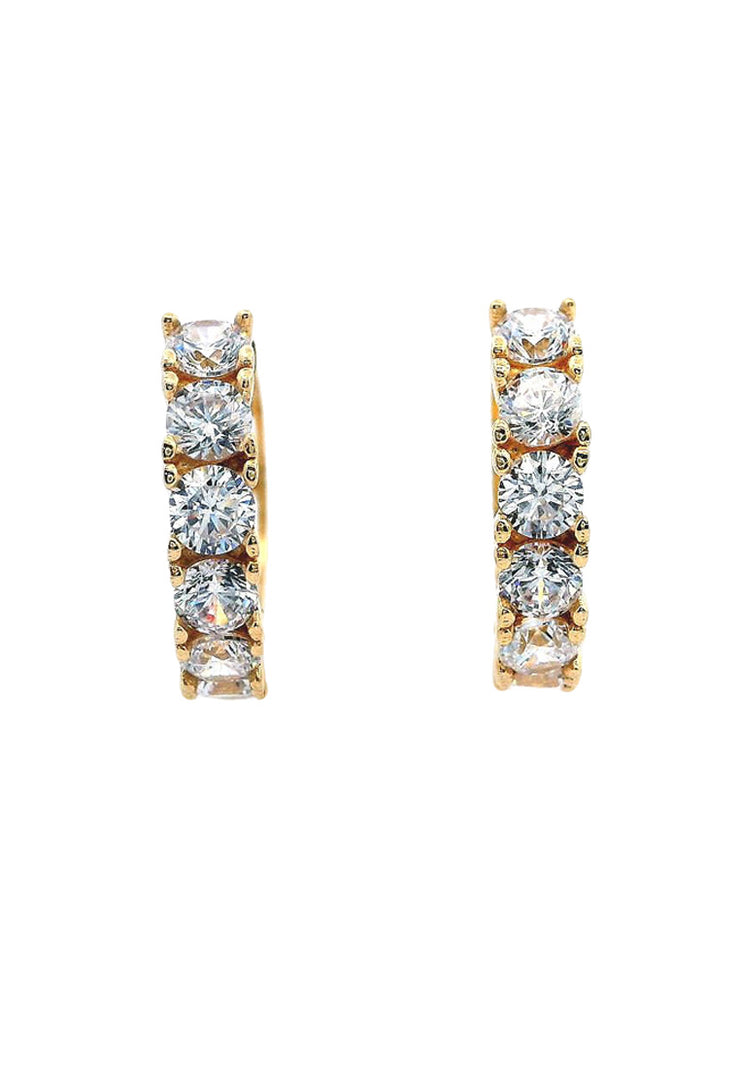 Gold Ladies Earrings  (GE-15576)