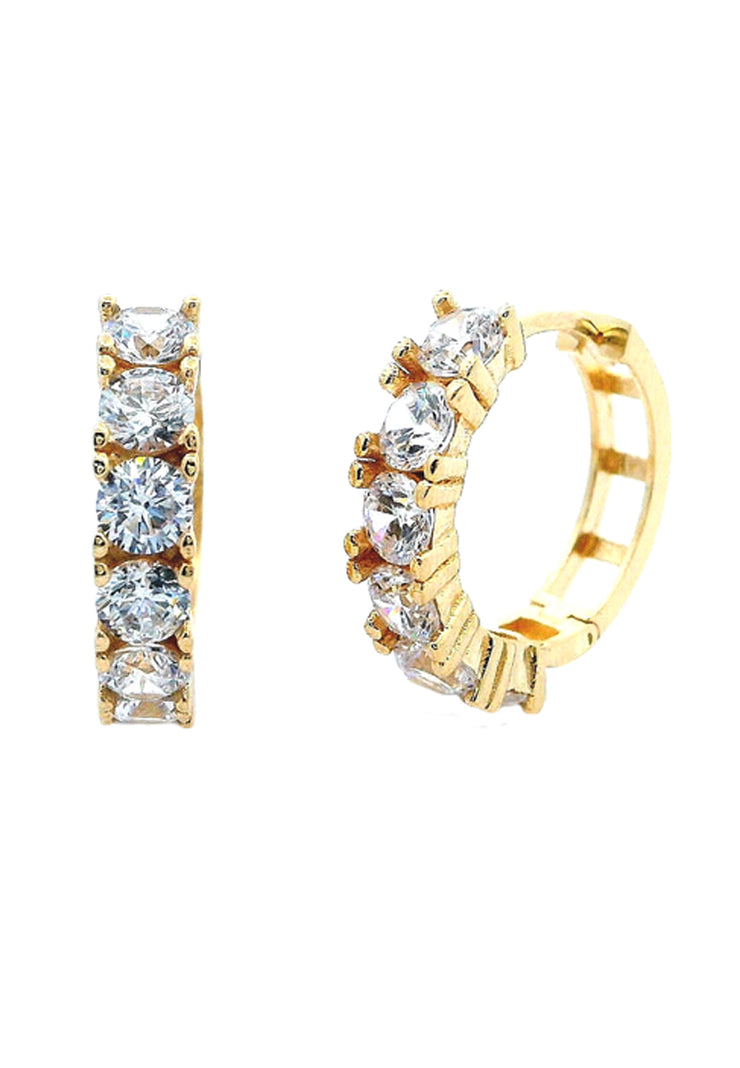 Gold Ladies Earrings (GE-15576)