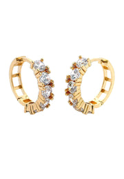 Gold Ladies Earrings (GE-15576)