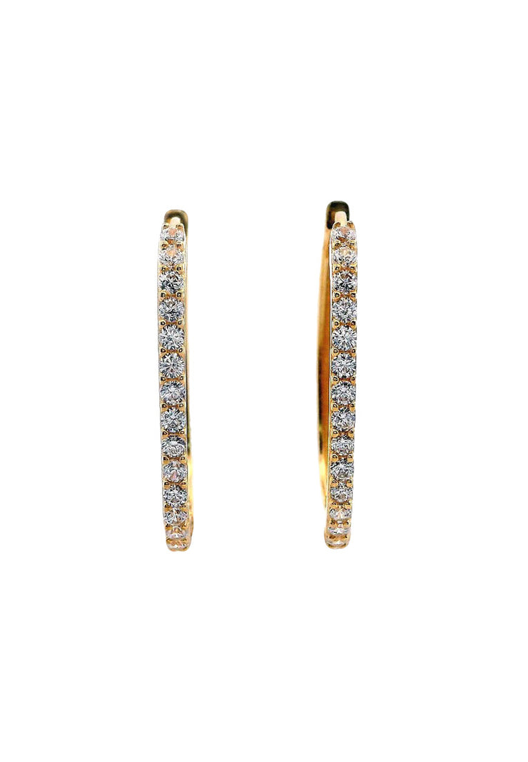 Gold Ladies Earrings  (GE-15579)