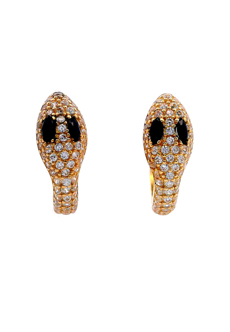 Gold Ladies Earrings (GE-15628)