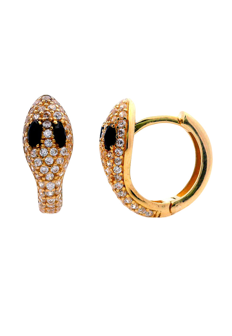 Gold Ladies Earrings (GE-15628)