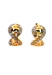 Gold Ladies Earrings (GE-15634)