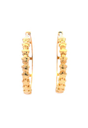Gold Ladies Earrings (GE-15635)