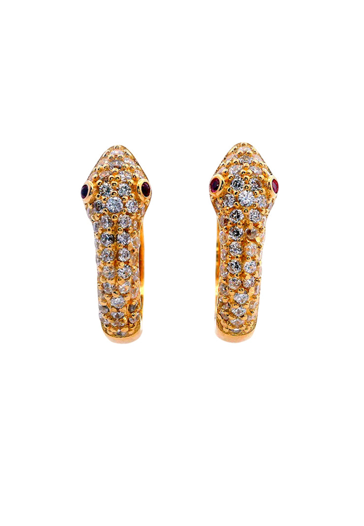 Gold Ladies Earrings (GE-15640)