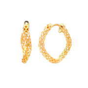 Gold Ladies Earrings (GE-15769)