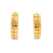 Gold Ladies Earrings (GE-15787)