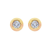 Gold Ladies Earrings (GE-15794)
