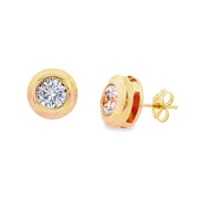 Gold Ladies Earrings (GE-15794)