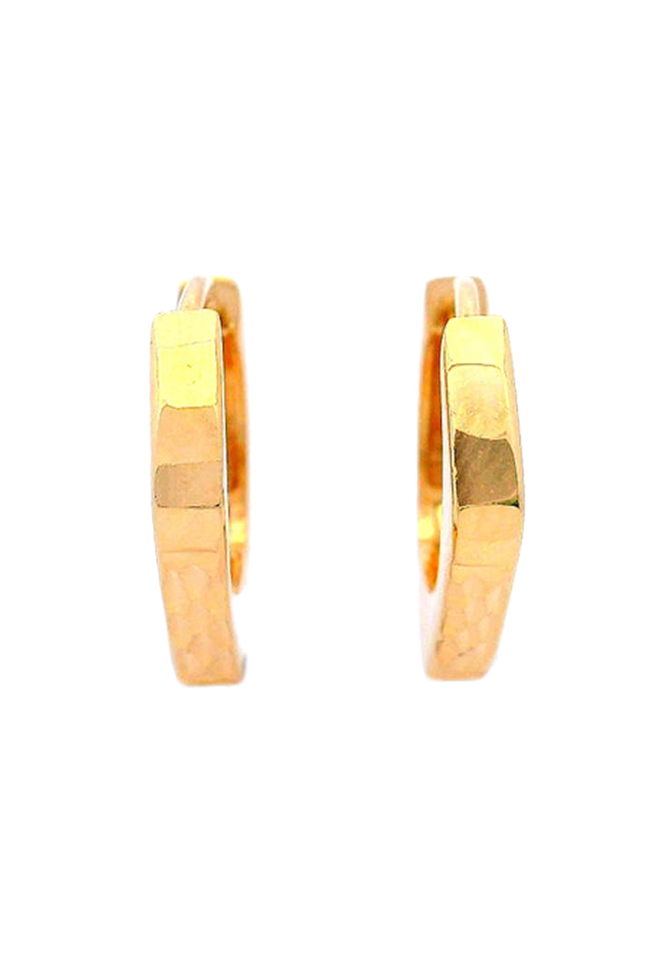 Gold Ladies Earrings (GE-15897)