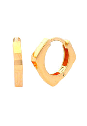 Gold Ladies Earrings (GE-15897)