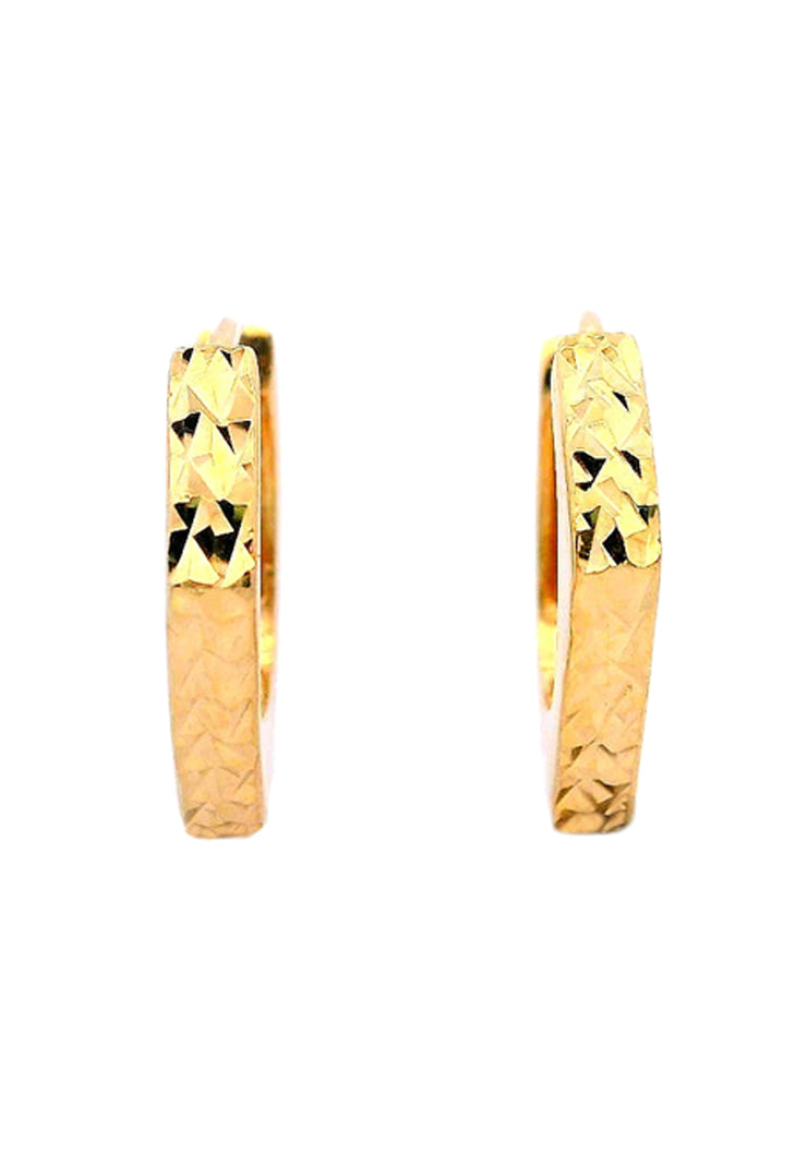 Gold Ladies Earrings (GE-15901)