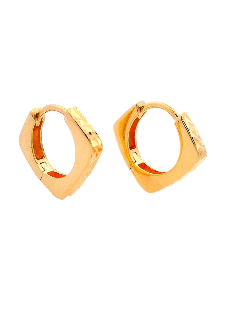 Gold Ladies Earrings (GE-15901)