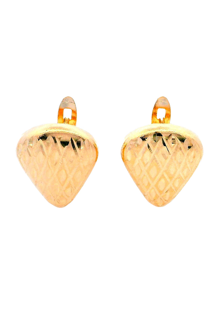 Gold Ladies Earrings (GE-15902)