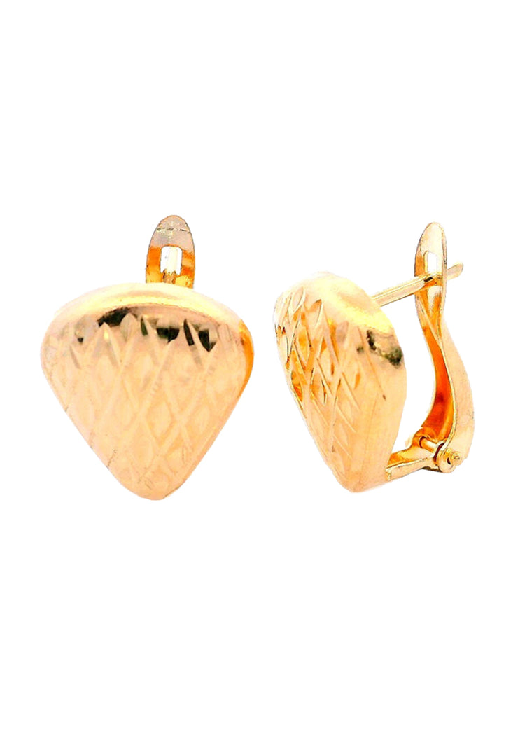 Gold Ladies Earrings (GE-15902)