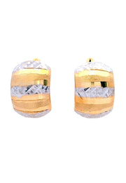 Gold Ladies Earrings (GE-15927)