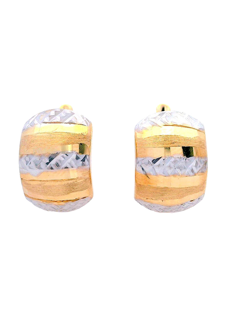 Gold Ladies Earrings (GE-15927)